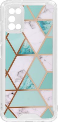 Coque AVIZAR Samsung A03s et A02s Marbré Turquoise
