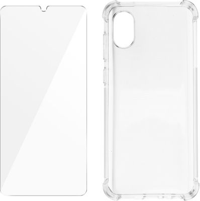 Avizar Pack Protection pour Samsung Galaxy A03s Coque Souple et