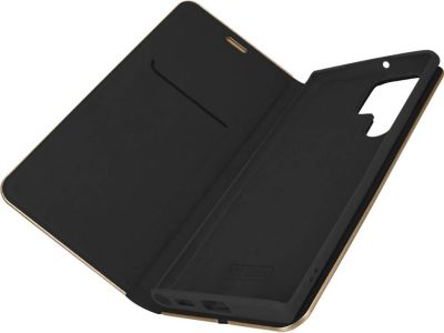 Etui FORCELL Galaxy S22 Ultra Folio Série Luna Noir