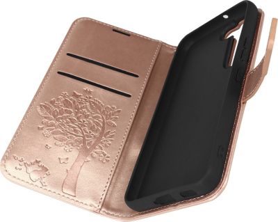 Etui FORCELL Samsung S22 Folio Mandala Arbre Or Rose Etui FORCELL Samsung S22 Folio Mandala Arbre Or Rose