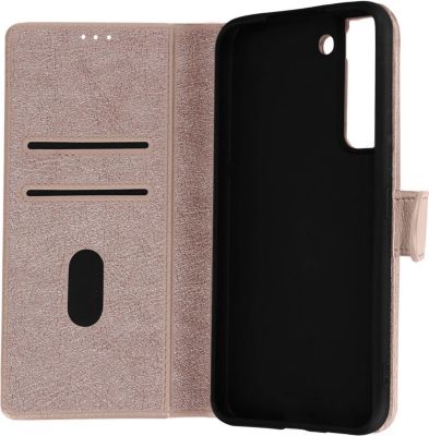 Etui AVIZAR Samsung S22 Portefeuille Rose Gold