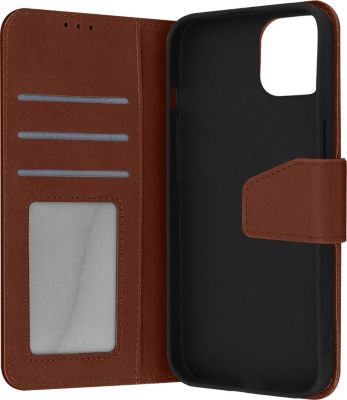 Etui AVIZAR IPhone 13 Porte-cartes Premium Marron