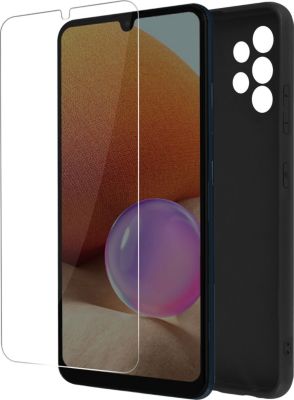 Coque AVIZAR + Verre Trempé Samsung Galaxy A32 Noir
