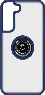 Coque AVIZAR Galaxy S22 Plus Bleu Bague Métallique