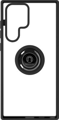 Coque AVIZAR Galaxy S22 Noir + Bague Métallique Coque AVIZAR Galaxy S22 Noir + Bague Métallique