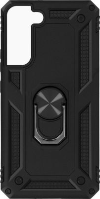 Coque AVIZAR Samsung S22 Plus Bi-matière + Bague Noir