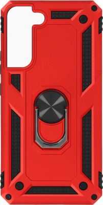 Coque AVIZAR Samsung S22 Plus Bimatière Bague Rouge
