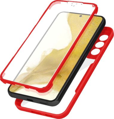 Coque AVIZAR Samsung S22 Antichoc Contour Rouge