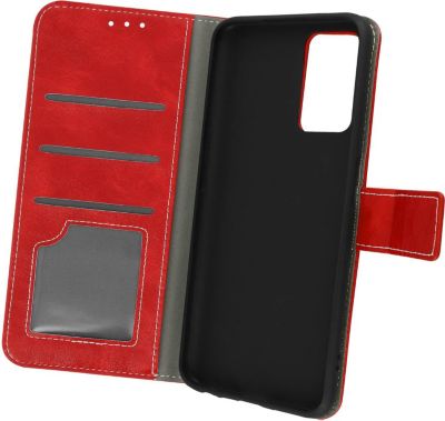 Etui AVIZAR Oppo A76 / Realme 9i Folio Retro Rouge