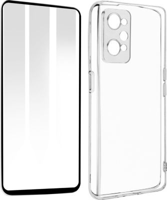 Coque AVIZAR Realme GT Neo 2 Souple + Film 9H Noir Coque AVIZAR Realme GT Neo 2 Souple + Film 9H Noir