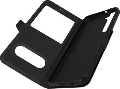 Etui AVIZAR Samsung Galaxy S22 Double Fenêtre Noir