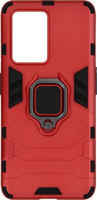 Coque AVIZAR Realme GT 2 Pro Hybride + Bague Rouge Coque AVIZAR Realme GT 2 Pro Hybride + Bague Rouge