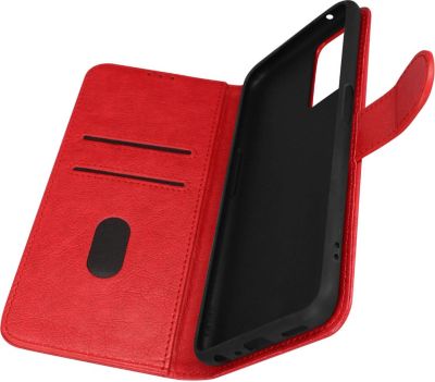 Etui AVIZAR Oppo A76 Portefeuille Chester Rouge