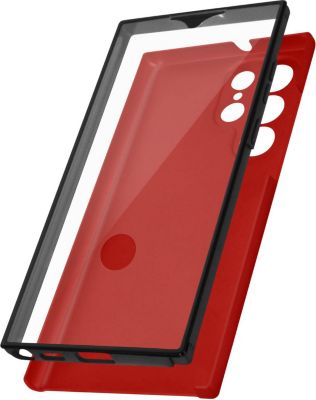 Coque AVIZAR Samsung S22 Ultra Avant & Arrière Rouge