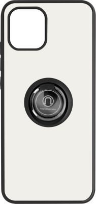 Coque AVIZAR Galaxy A03 Noir avec Bague Métallique