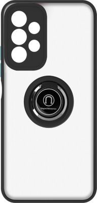 Coque AVIZAR pour Galaxy A13 Bague Métallique Noir