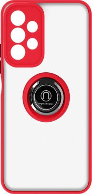 Coque AVIZAR Galaxy A13 Rouge avec Bague Métallique