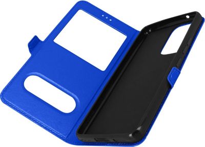 Etui AVIZAR Samsung A53 5G Double Fenêtre Bleu