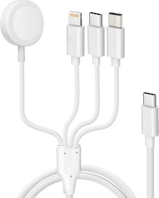 Câble trio AVIZAR USB-C 3 en 1 Intensité 2A