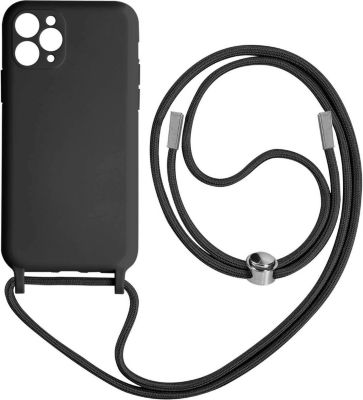 Coque AVIZAR iPhone 11 Pro Max à Lanière 80 cm Noir