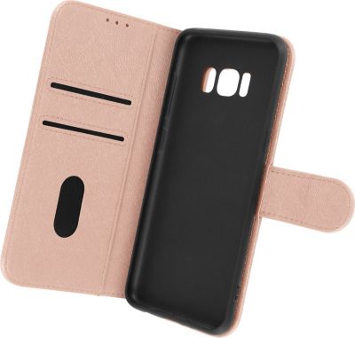 Etui AVIZAR pour Galaxy S8 Clapet Support Vidéo rose