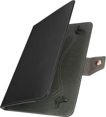 Housse AVIZAR Tablettes 10'' Effet cuir Vieilli Noir