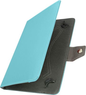 Housse AVIZAR Tablettes 10'' Effet cuir Vieilli Bleu