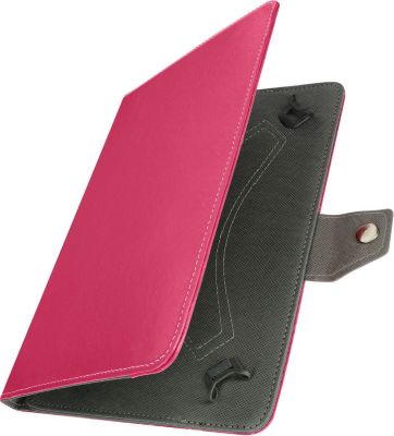 Housse AVIZAR Tablette 10'' Effet cuir Vieilli fuschia