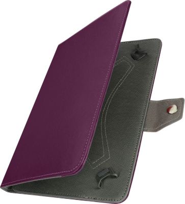 Housse AVIZAR Tablettes 10'' Effet cuir Vieilli Violet