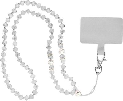 Cordon AVIZAR Coque et Étui Pendentif perles Blanc