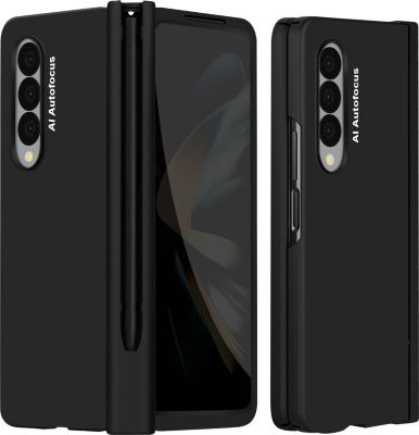 Coque AVIZAR Galaxy Z Fold 4 Noir + Film et Stylet