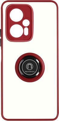 Coque AVIZAR Xiaomi Poco X4 GT Bague de Support Rouge Coque AVIZAR Xiaomi Poco X4 GT Bague de Support Rouge