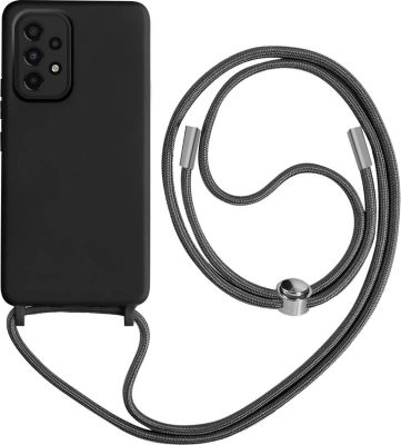 Coque AVIZAR Galaxy A33 5G avec Lanière 80cm Noir Coque AVIZAR Galaxy A33 5G avec Lanière 80cm Noir