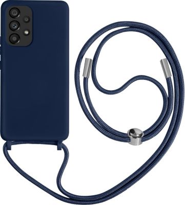 Coque AVIZAR Galaxy A53 5G avec Lanière 80cm Bleu