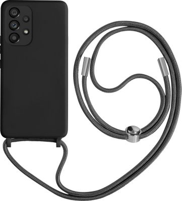 Coque AVIZAR Galaxy A53 5G avec Lanière 80cm Noir Coque AVIZAR Galaxy A53 5G avec Lanière 80cm Noir