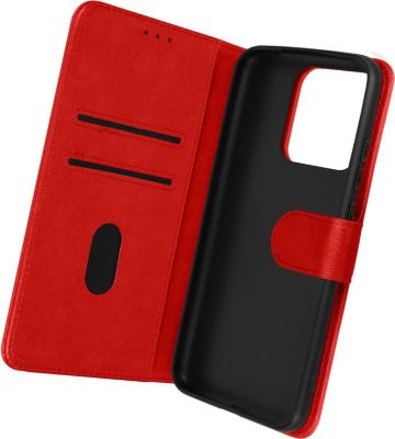 Etui AVIZAR Redmi 10A Clapet Support Vidéo rouge