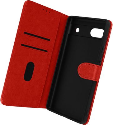 Etui AVIZAR Google Pixel 6A Clapet Support rouge