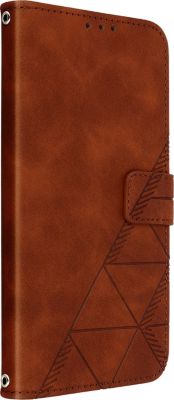 Etui AVIZAR iPhone 14 Plus Magnétique Stand Marron
