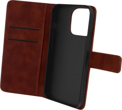 Etui AVIZAR iPhone 14 Pro Porte-carte Mat Marron