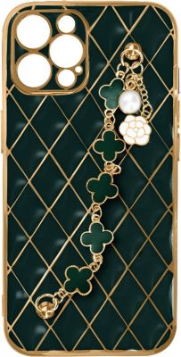 Coque AVIZAR iPhone 12 Pro Géométrique avec Chaîne