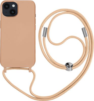Coque AVIZAR pour iPhone 14 avec Lanière 80cm rose Coque AVIZAR pour iPhone 14 avec Lanière 80cm rose