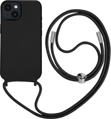 Coque AVIZAR IPhone 14+ Semi-rigide Collier 80cm Noir
