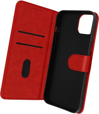 Etui AVIZAR iPhone 14 Clapet Support Vidéo Rouge