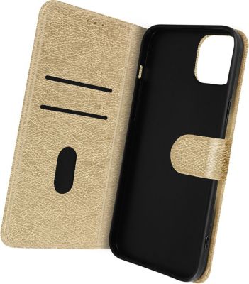 Etui AVIZAR iPhone 14 Plus Portefeuille Chester Or