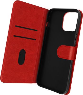 Etui AVIZAR iPhone 14 Pro Max Clapet Support Rouge