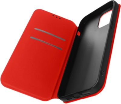 Etui AVIZAR iPhone 14 Clapet Fonction Support rouge