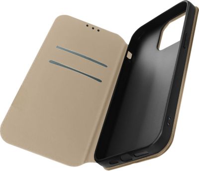 Etui AVIZAR iPhone 14 Pro Porte-cartes/Support doré