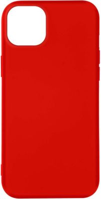 Coque AVIZAR iPhone 14 Plus Silicone Soft Touch Rouge