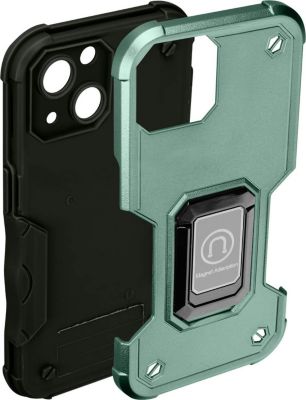 Coque AVIZAR iPhone 14 Antichoc Bague Support Vert
