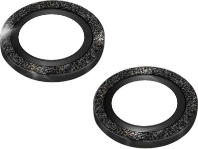 Protège objectif AVIZAR iPhone 14 et 14 Plus, Pailleté Noir